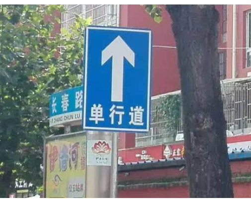 单行道标志怎么看