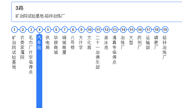 白银汽车站附近公交车路线