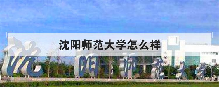 沈阳师范大学怎么样