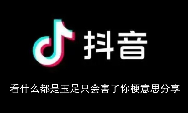 《抖音》看什么都是玉足只会害了你梗意思分享