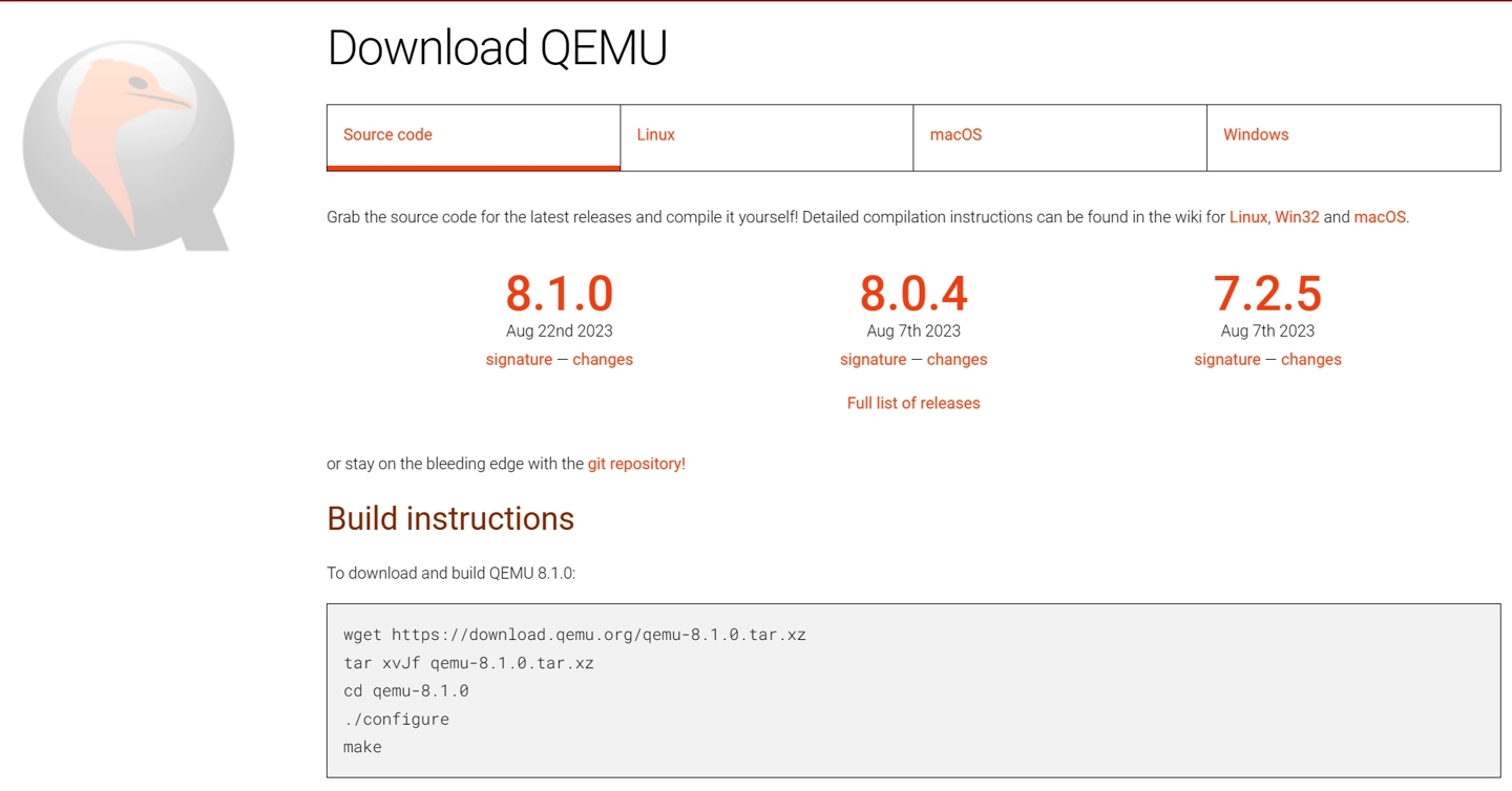 设备仿真模拟软件 QEMU 8.1 发布：支持龙芯 LoongArch LSX 扩展，提升 CPU 性能